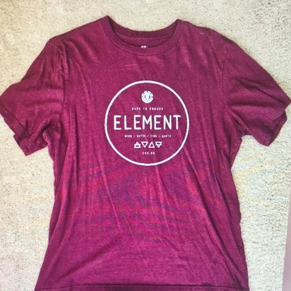 Element Maroon Graphic T-Shirt